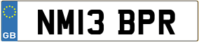 Truck License Plate